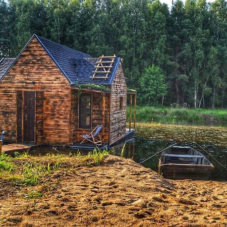 Heather Hut, Off-Grid Cottage On A Pond+2 Ha Darzkowo ภายนอก รูปภาพ